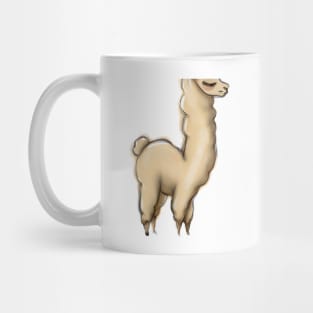 Cute Llama Drawing Mug